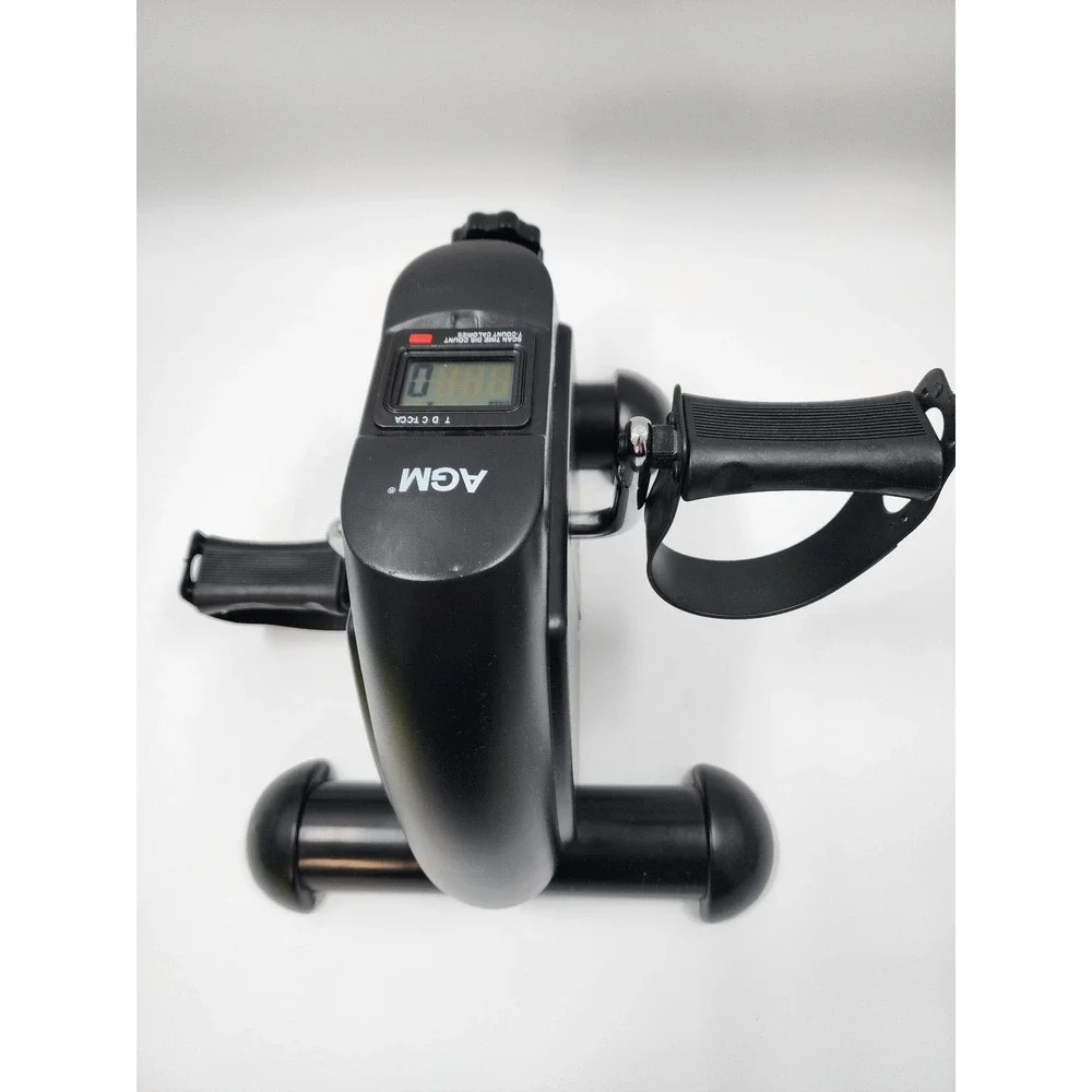 AGM Mini Exercise Bike Under Desk Pedal Exerciser Black Portable LCD Display - Picture 6 of 10